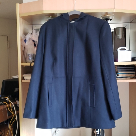Chadwick' Long Sleeve Navy Blue Hooded Jacket SZ M - Picture 4 of 7